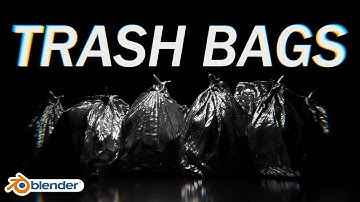 How To Easily Make Trash Bags (Blender Tutorial)