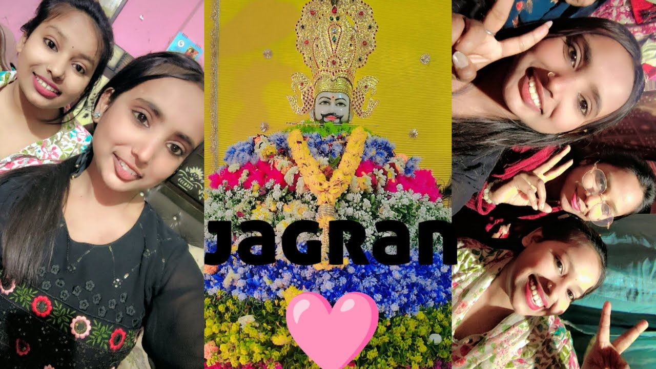Hamare yha hua jagran ❤️🧿 || kristi paswan vlog 