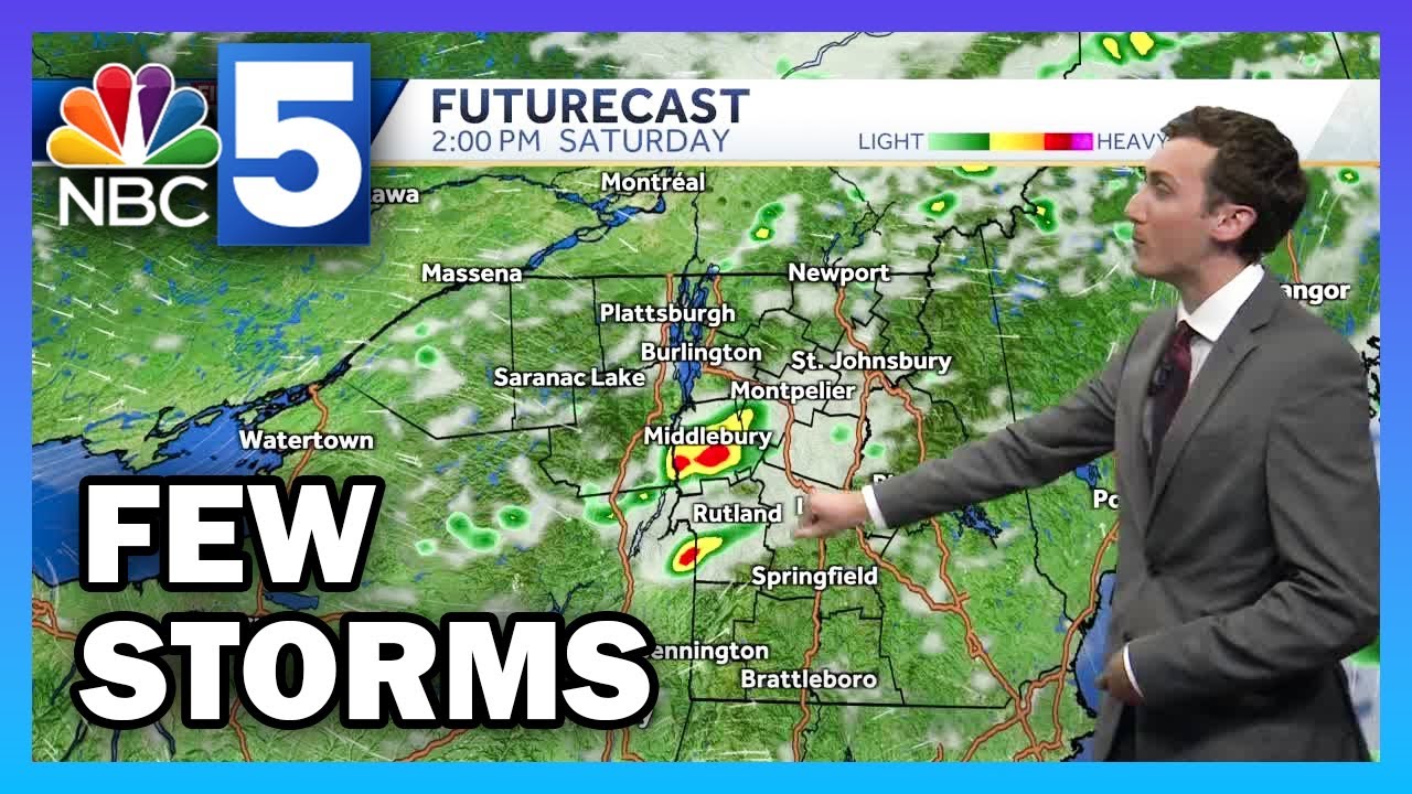 Video: Few storms Saturday afternoon (07-13-24) - YouTube