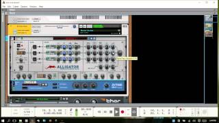 Experimenting with Patterned Gate Effects in Reason's Alligator Device