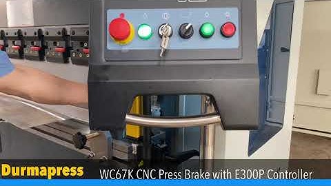 CNC Hydraulic Press brake with E300 Controller 160Tons | Hydraulic Press Brake 3.2 Meter DURMAPRESS®