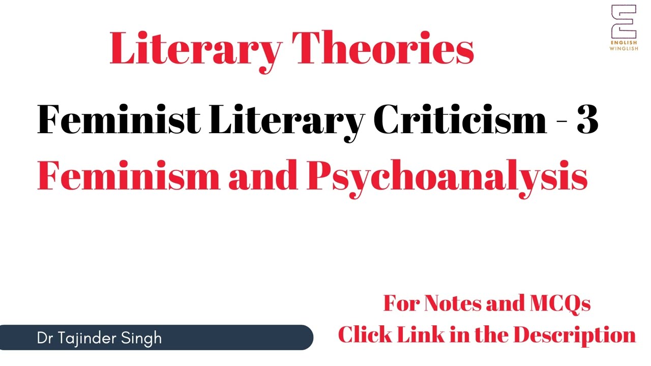 Feminism and Psychoanalysis | Literary Theory | NTA NET PGT English