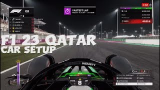 F1 23 Qatar Car Setup My Team Career