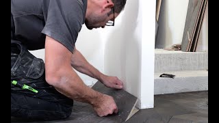 Réaliser Une Ceinture Pour Un Parquet Bâton Rompu Huile Charcoal Finition, Étape 3
