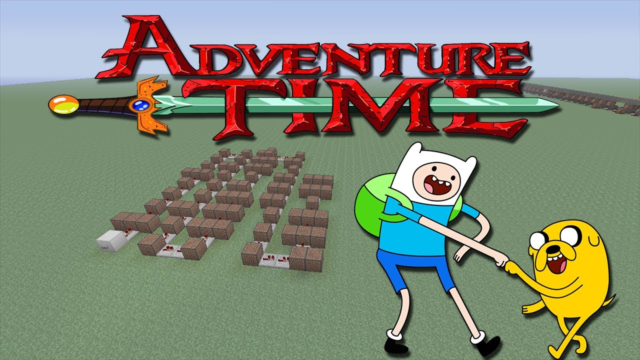 Minecraft Xbox 360 - Adventure Time Note Block song's (