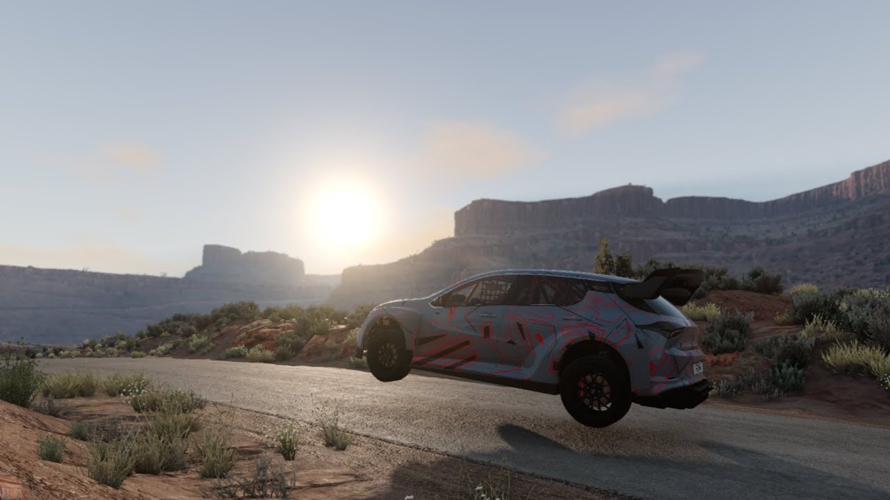 BeamNG Drive Canyon Rally Driving - YouTube