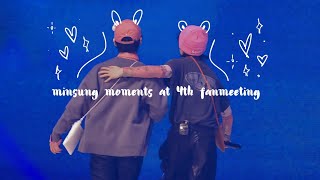 minsung moments at 4th fanmeeting