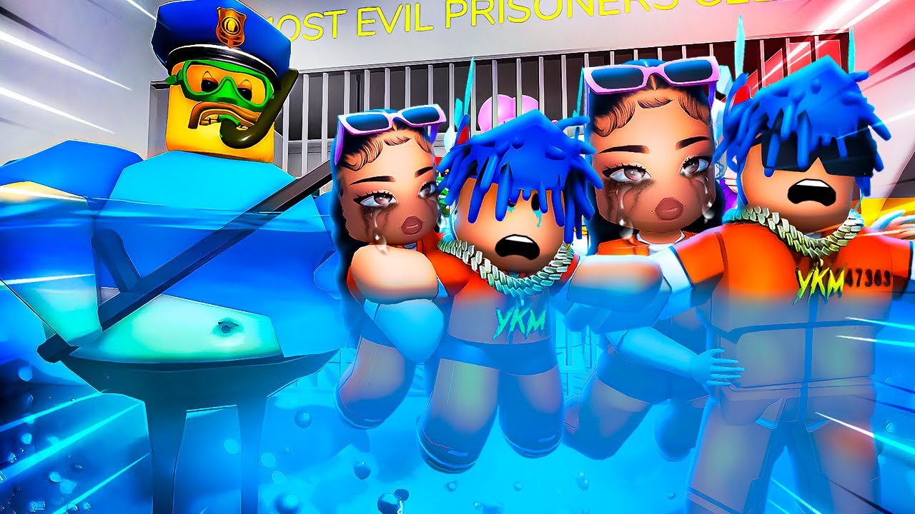 ESCAPE BARRY'S UNDERWATER PRISON RUN WITH BABY RAY & YKM (Roblox)
