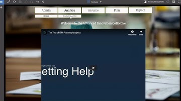 Planning Analytics Workspace Introduction