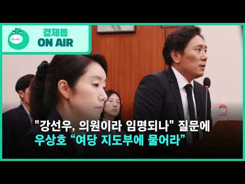 “Will Kang Seon-woo be appointed as a member of the National Assembly?” Woo Sang-ho: “Ask the rul...