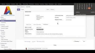 Notification Email From Sales Order in odoo v11