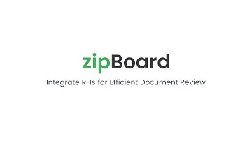 Integrate RFIs for Efficient Document Review | zipBoard
