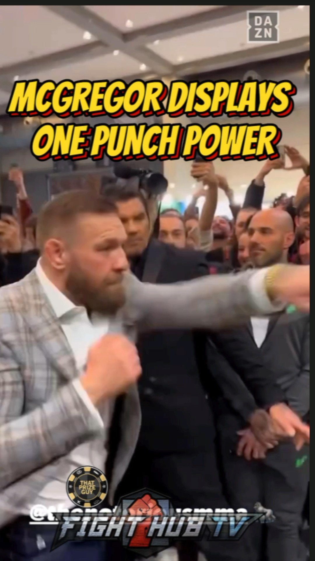 Conor Mcgregor SHOWS CRAZY ON PUNCH POWER in front of Crowd!