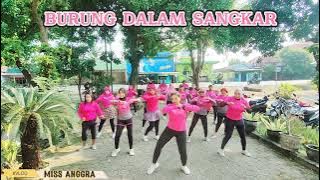 BURUNG DALAM SANGKAR || TIKTOK VIRAL || SENAM KREASI BY MISS ANGGRA