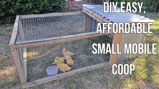 DIY Easy, affordable, small mobile coop build