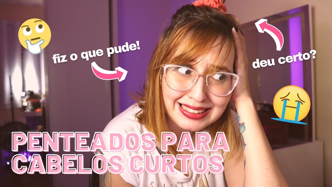 IMITEI PENTEADOS PARA CABELOS CURTOS DO TIKTOK | Acami