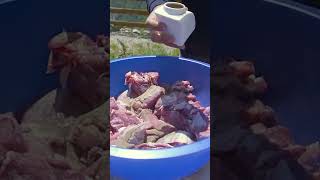 Caucasian LAMB SOUP ? Relaxing cooking video shorts fyp