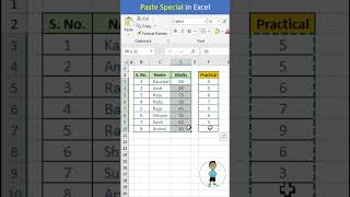 excel interview question paste special in excel #excel #exceltips #exceltutorial #msexcel #shorts