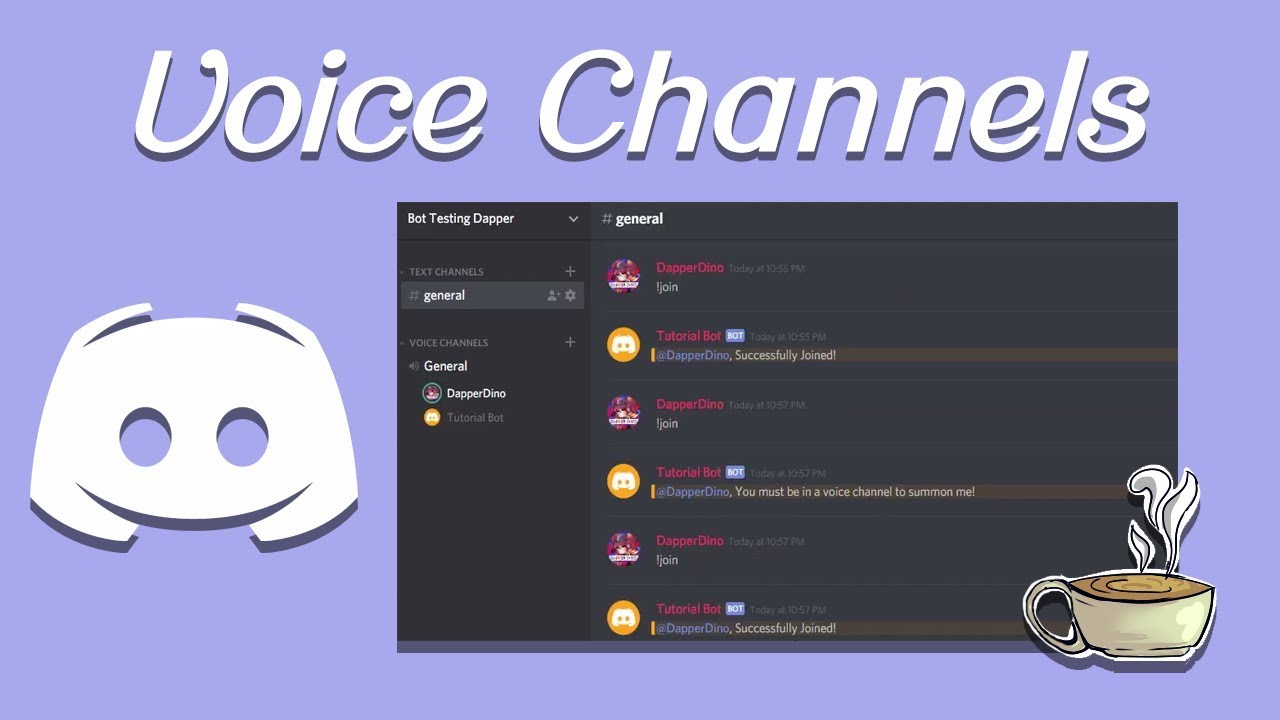 Coding Your Own Discord Bot Discord Js Joining And Leaving Voice Channels Old Youtube