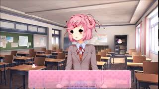 Doki Doki Literature Club - Natsuki s eyes popping out