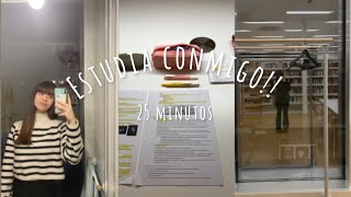 Study motivation || Estudia un rato conmigo!! (25 minutos)