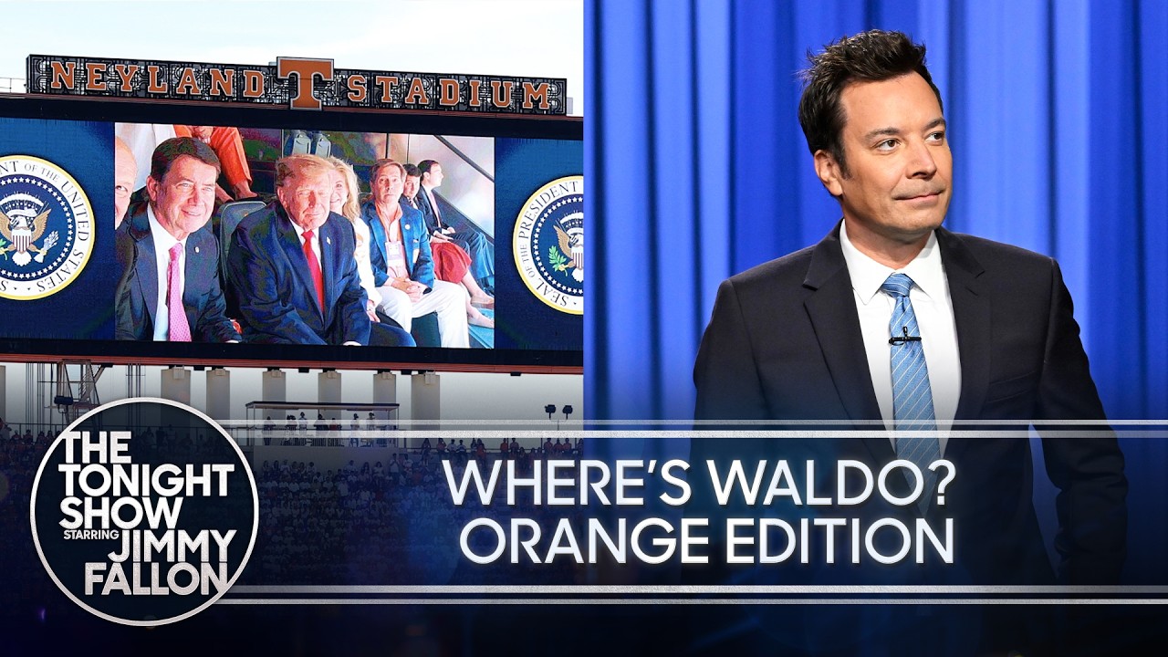 Trump Attends College Football Game, Taylor Swift Skips Chiefs Game for VMAs | The Tonight Show