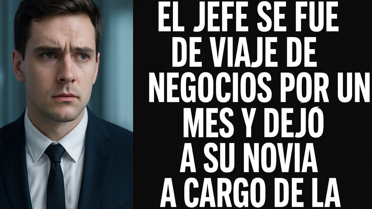 El jefe se fue de viaje de negocios por un mes y dejó a su novia a cargo de la empresa.