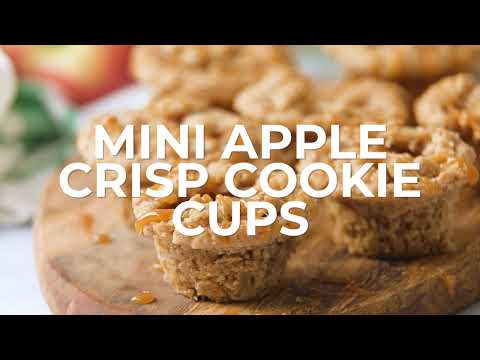 Best Apple Crisp Cookie Cups Recipe — How To Make Apple Crisp