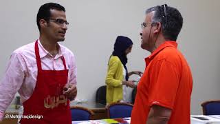 Mono print workshop - Artist Ahmed Emam