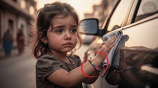 طفلة فقيرة تحاول غسل سيارة مدير ثري مقابل بضع عملات، لكن سوارها يكشف سرًا يصدمه