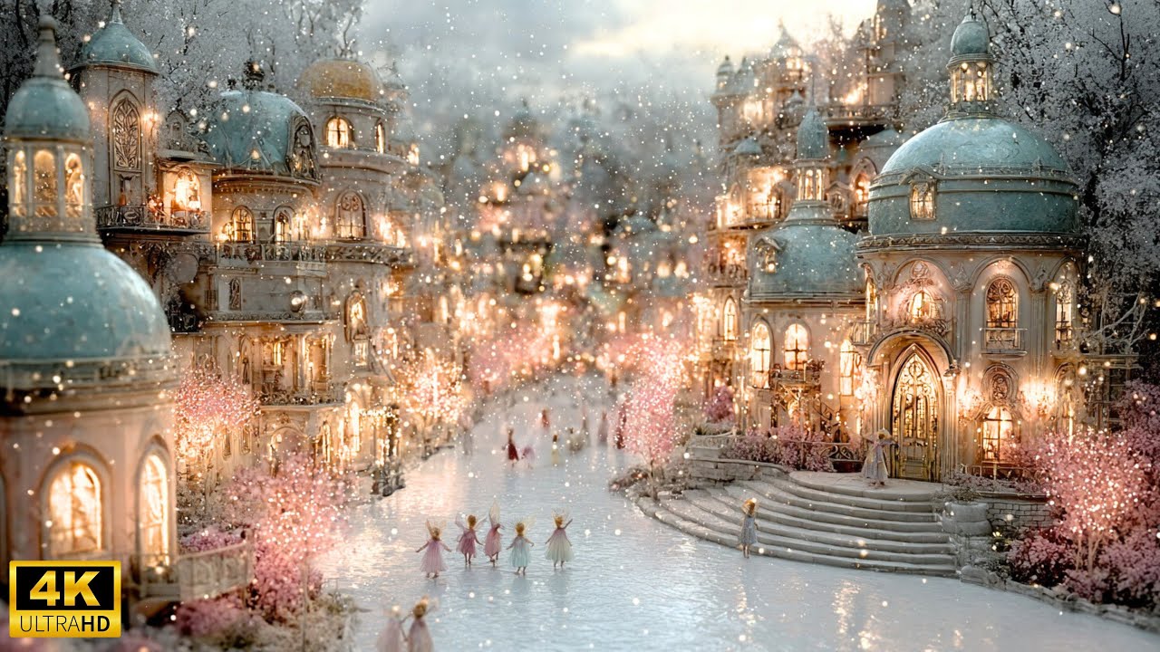 От зимы к весне, жизнь в деревнях фей ✨ Спокойное путешествие