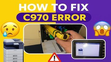 How to Fix C970 Error In TOSHIBA e-STUDIO 3555CSE Printer