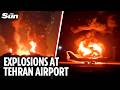 Khamenei S Plane IN FLAMES As Israeli Missiles Rain Down On Tehran Airport Khamenei S Plane IN FLAMES As Israeli Missiles Rain Down On Tehran Airport