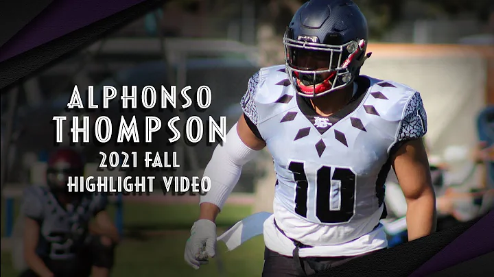 Alphonso Thompson 2021 Fall Panthers Highlight Video
