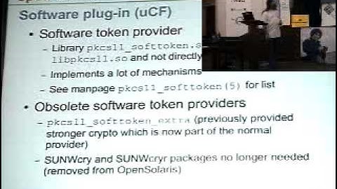 OpenSolaris Cryptographic Framework: Wolfgang Ley