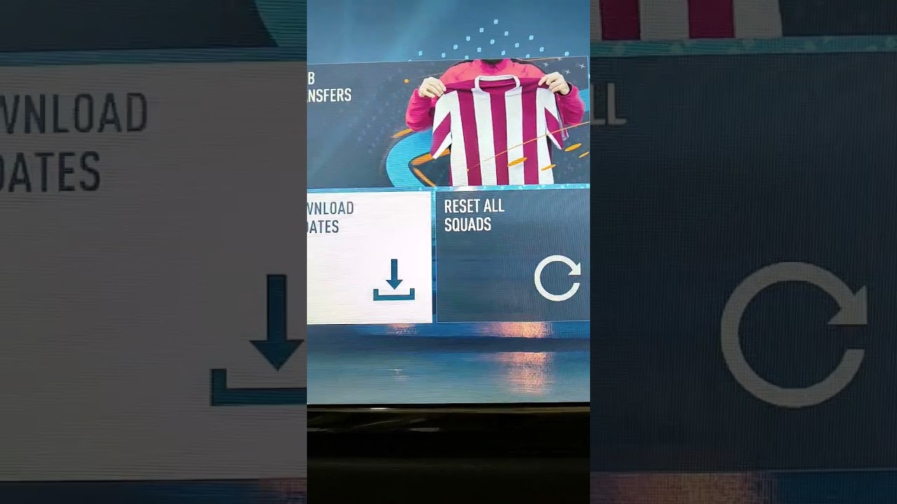 Reset squads in Fifa 23 