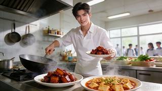 One pot of pork lines up the campus! President drains soup, coldest senior queues. #CampusFood