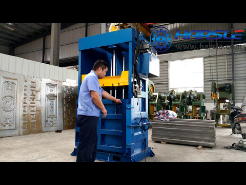 Carton and plastic baling machine, Y81-30T hydraulic paper pressing machine, waste