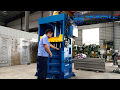 Carton and plastic baling machine y8130t hydraulic paper pressing machine waste baler
