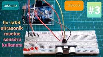 mBlock ile hc-sr04 ultrasonik mesafe sensörü kullanımı|mBlock arduino #mesafesensörü#mBlock#arduino