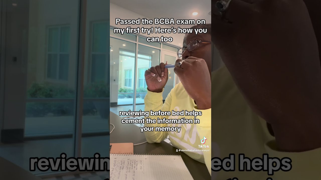 I Passed The BCBA Exam On My First Try Heres How Did It