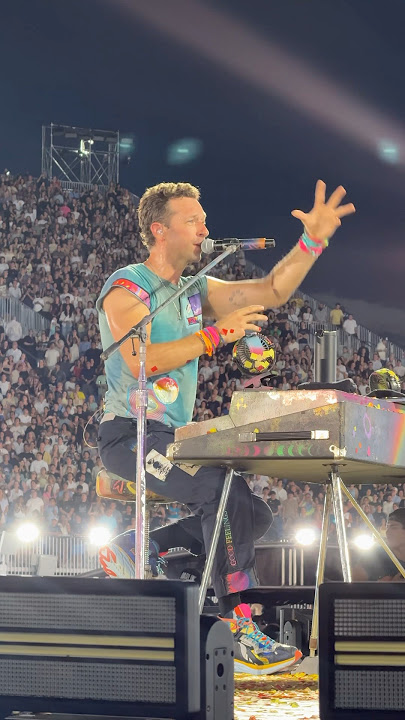 Chris Martin speaks about the new Roger’s Stadium in Toronto at Coldplay concert on July 11, 2025