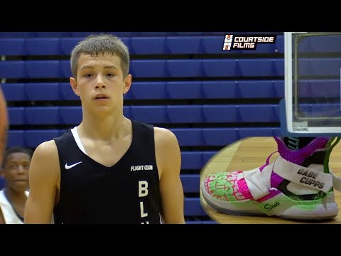 14-Year-Old Gabe Cupps is a BUCKET GETTER! Highlights with the North Coast Blue Chips!