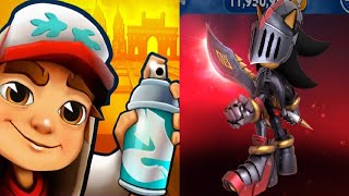 Sonic Dash New Update - SIR LANCELOT VS Subway Surfers World Tour  2021 Mumbai - Gameplay HD screenshot 2