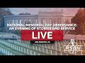 LIVE: National Memorial Day Observance: An Evening of Stories and Service - 05/25/26