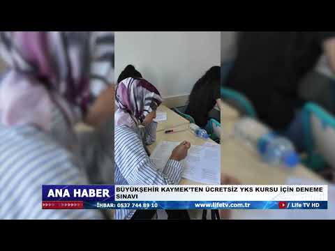 BÜYÜKŞEHİR KAYMEK’TEN ÜCRETSİZ YKS KURSU İÇİN DENEME SINAVI
