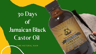 30 Days of Jamacian Black Castor Oil on My Ends...And This Happened