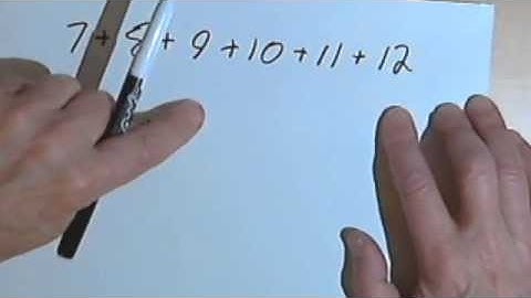 The Sum of an Arithmetic Sequence, part 2 127-1.2b