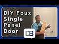 Make Your Own Fake Panelled Door With Plywood!