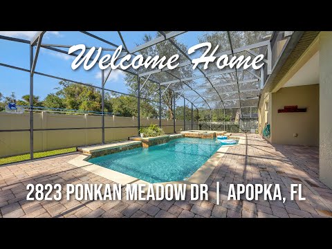 2823 Ponkan Meadow Drive, Apopka, FL home video tour